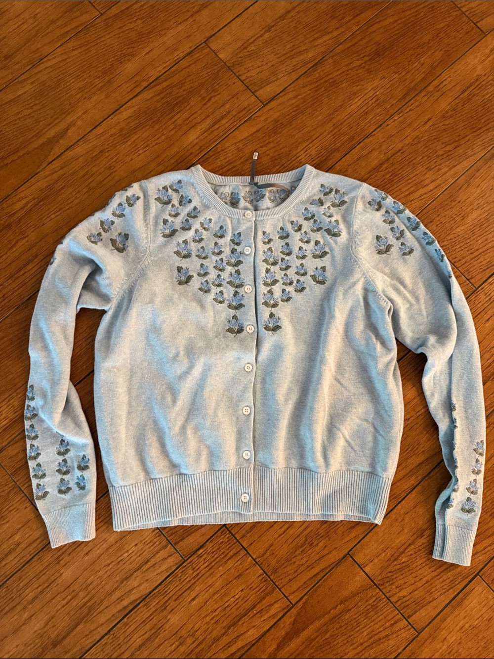 Anthropologie Juliet Embroidered Cardigan - Picture 3 of 7